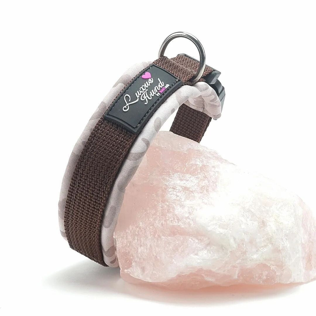 Halsband Leo Cappuccino /braun