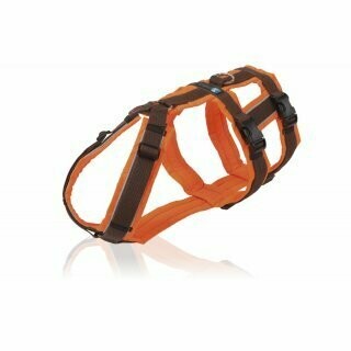 Sicherheitsgeschirr Annyx  leuchtorange/ braun