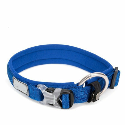 Halsband mit Muster blau