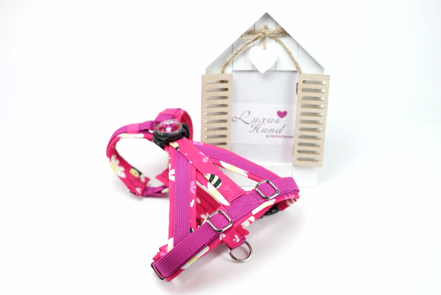 Brustgeschirr Biene Pink